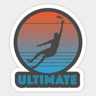 Ultimate Frisbee Sport Flying Disc Sticker